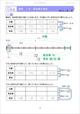 算数５年生プリント割合